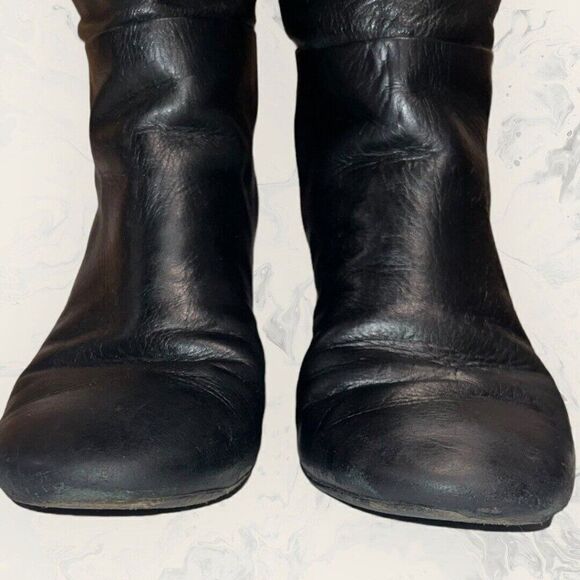 Tory Burch Brooke Slouchy 75mm Boot Nappa Leather Perfect Black Size 9.5M ($550) - Picture 3 of 12